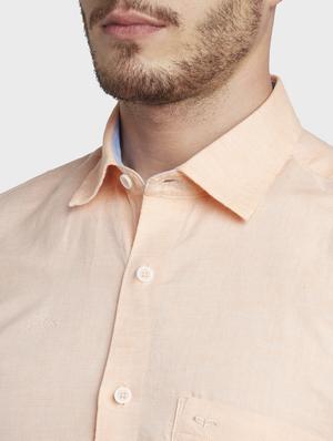 orange self design casual shirt - 17669792 - Standard Image - 5