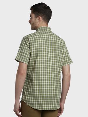 green checkered casual shirt - 17669817 - Standard Image - 3