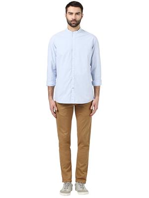 blue striped casual shirt - 17669828 - Standard Image - 4