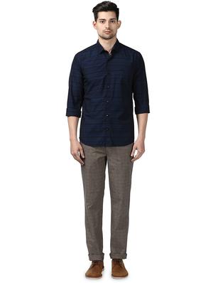 blue striped casual shirt - 17669897 - Standard Image - 4