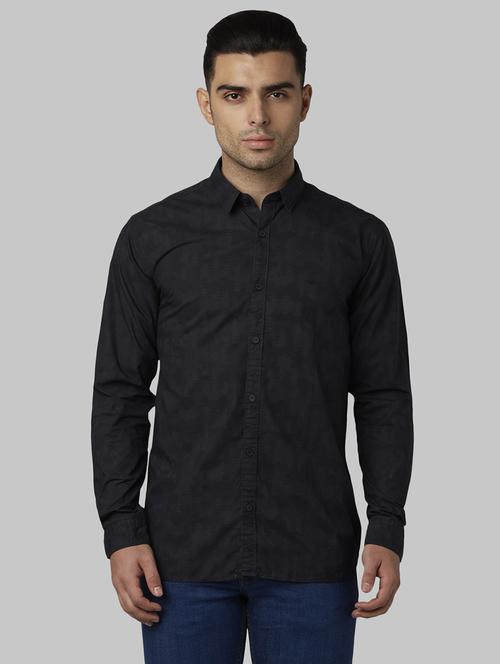 black printed casual shirt - 17669902 - Standard Image - 1