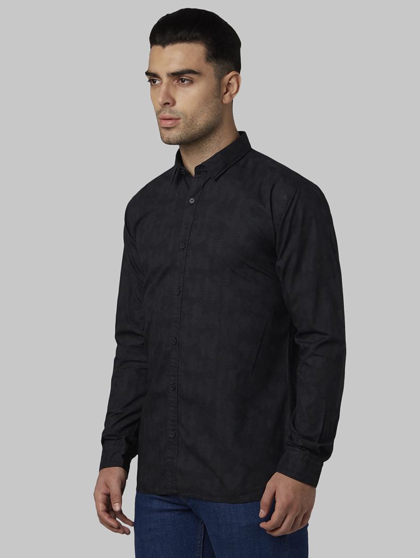 black printed casual shirt - 17669902 - Zoom Image - 2