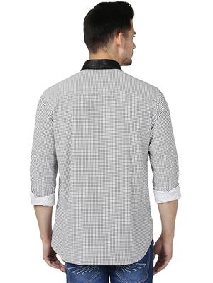 white printed casual shirt - 17669905 - Standard Image - 3