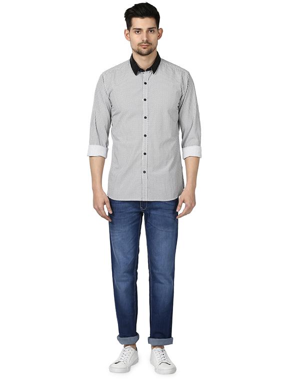 white printed casual shirt - 17669905 - Zoom Image - 4