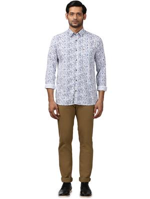 white striped casual shirt - 17669925 - Standard Image - 4