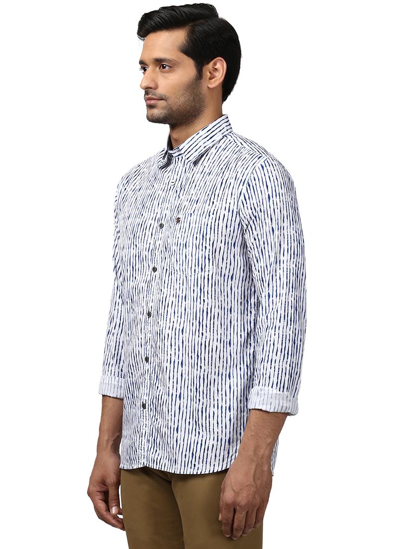white striped casual shirt - 17669925 - Zoom Image - 2