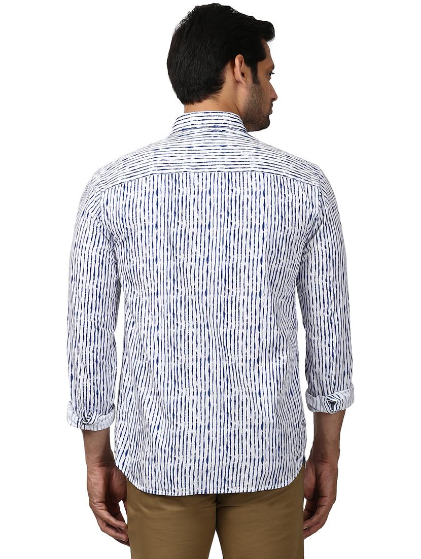 white striped casual shirt - 17669925 - Zoom Image - 3