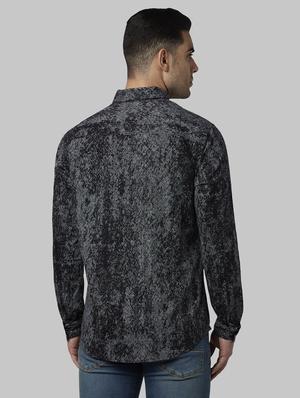 black printed casual shirt - 17669934 - Standard Image - 3