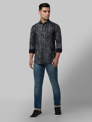 black printed casual shirt - 17669934 - Standard Image - 4