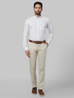 white self design casual shirt - 17669935 - Standard Image - 4