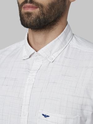 white self design casual shirt - 17669935 - Standard Image - 5