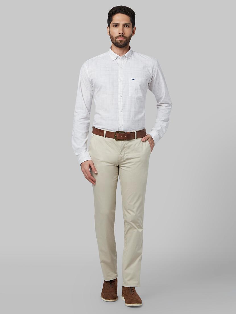 white self design casual shirt - 17669935 - Zoom Image - 4