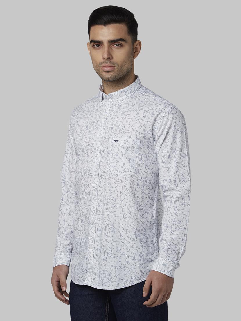 white printed casual shirt - 17669937 - Zoom Image - 2