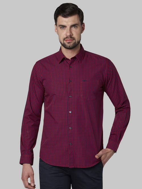 red checkered casual shirt - 17669943 - Standard Image - 1