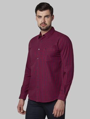 red checkered casual shirt - 17669943 - Standard Image - 2