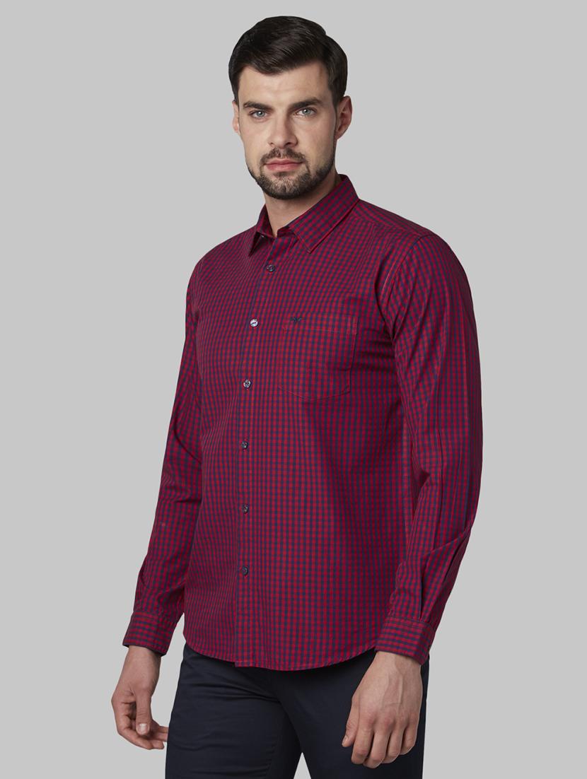 red checkered casual shirt - 17669943 - Zoom Image - 2