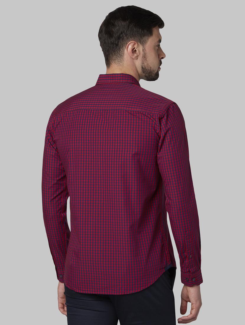 red checkered casual shirt - 17669943 - Zoom Image - 3