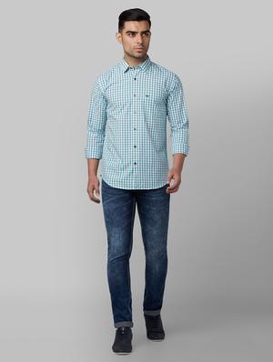 green checkered casual shirt - 17669945 - Standard Image - 4