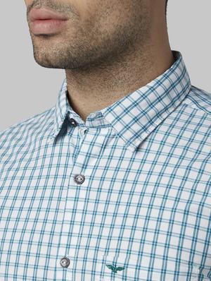 green checkered casual shirt - 17669945 - Standard Image - 5