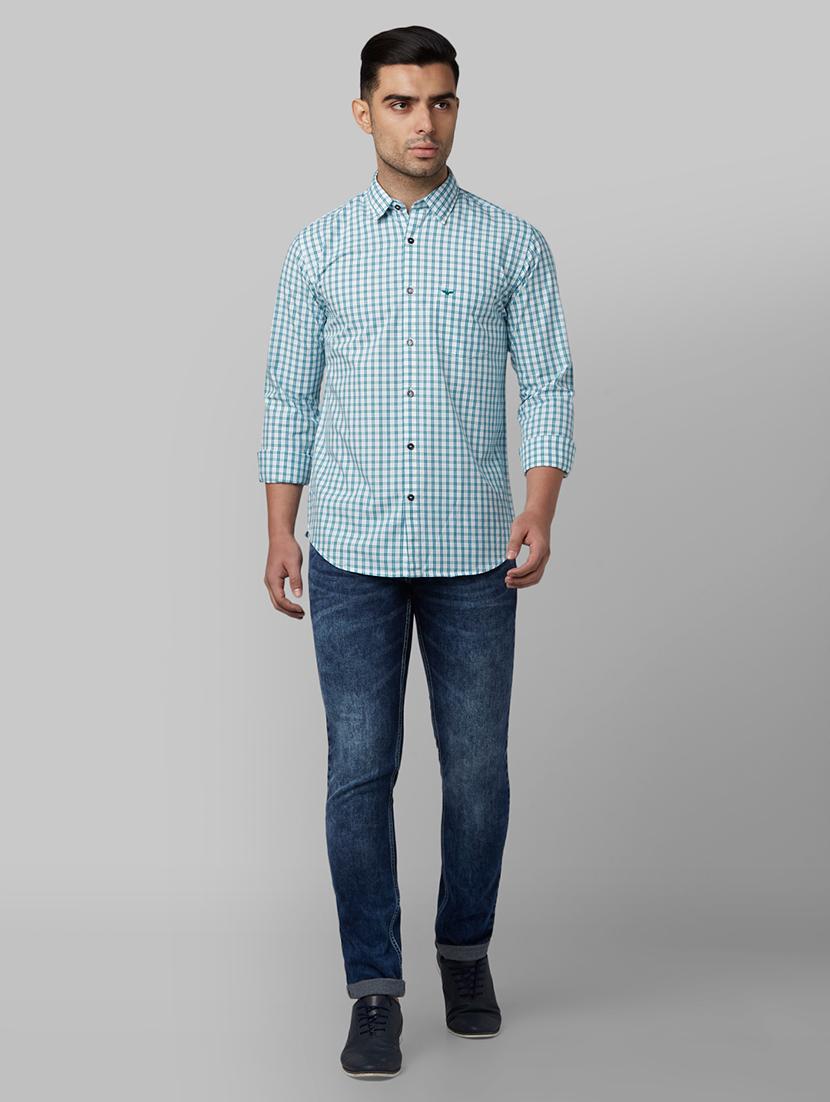 green checkered casual shirt - 17669945 - Zoom Image - 4