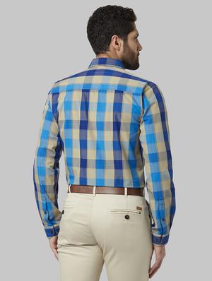 multi colored checkered casual shirt - 17669949 - Standard Image - 3