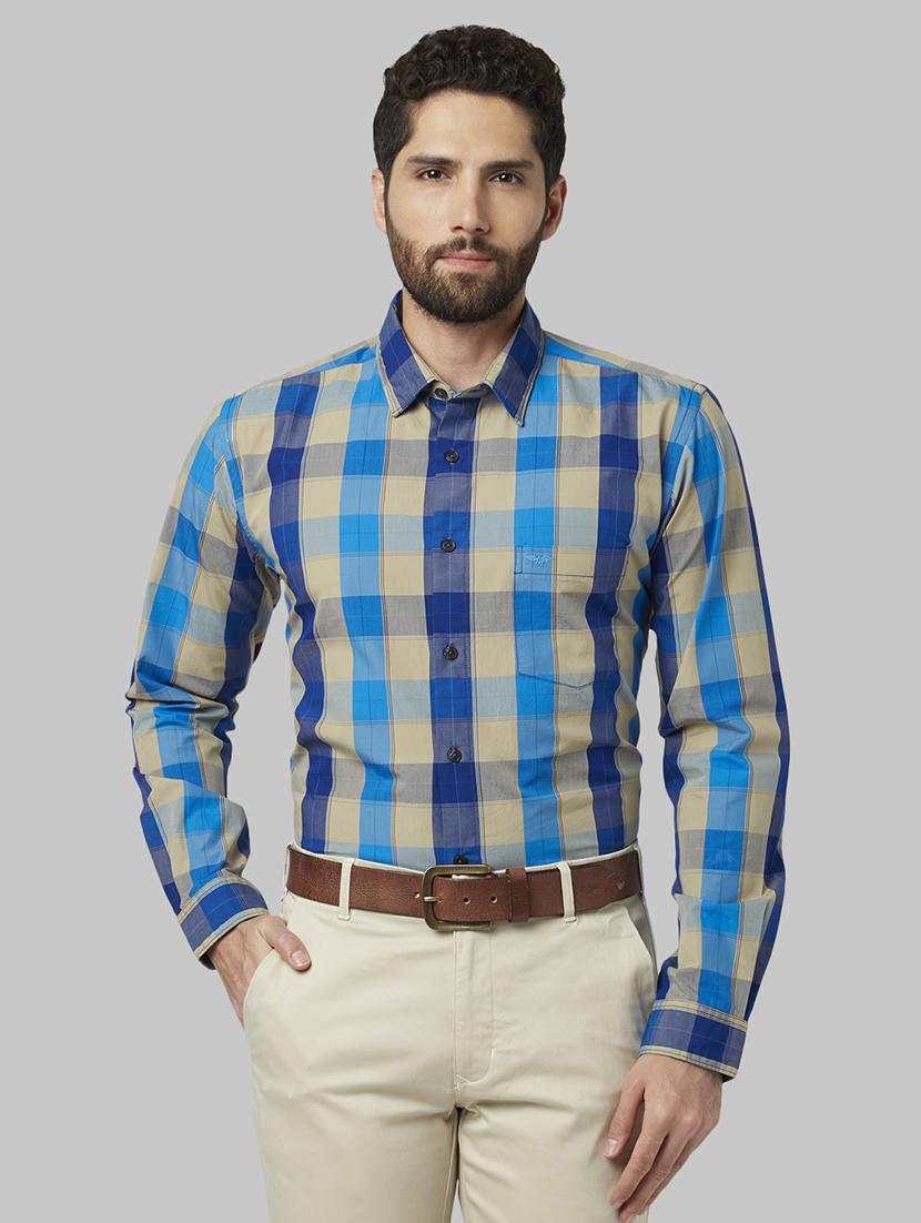 multi colored checkered casual shirt - 17669949 - Zoom Image - 1