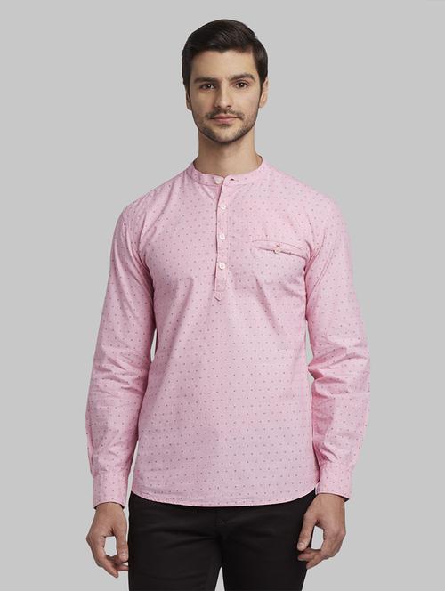 pink printed casual shirt - 17669995 - Standard Image - 1