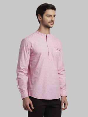 pink printed casual shirt - 17669995 - Standard Image - 2