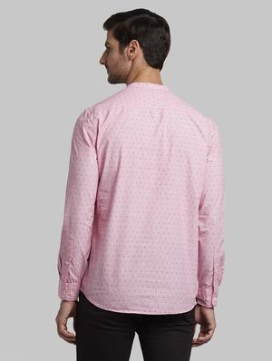 pink printed casual shirt - 17669995 - Standard Image - 3