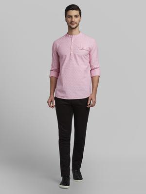 pink printed casual shirt - 17669995 - Standard Image - 4