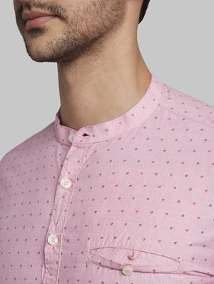 pink printed casual shirt - 17669995 - Standard Image - 5
