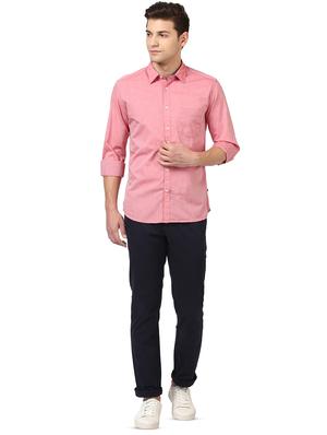 pink solid casual shirt - 17670074 - Standard Image - 4