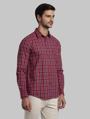 red checkered casual shirt - 17670086 - Standard Image - 2