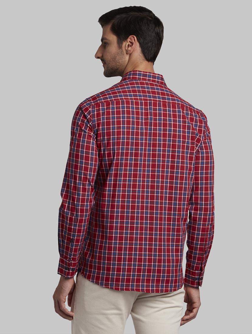 red checkered casual shirt - 17670086 - Zoom Image - 3