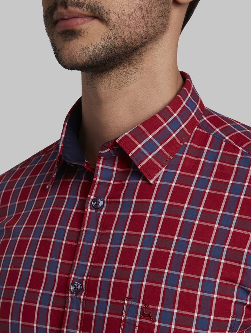 red checkered casual shirt - 17670086 - Zoom Image - 5