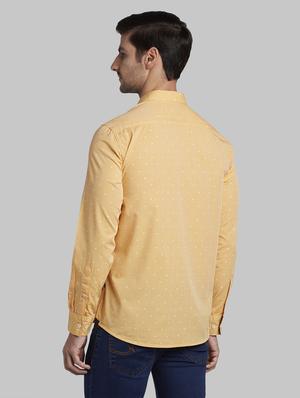 yellow printed casual shirt - 17670092 - Standard Image - 3