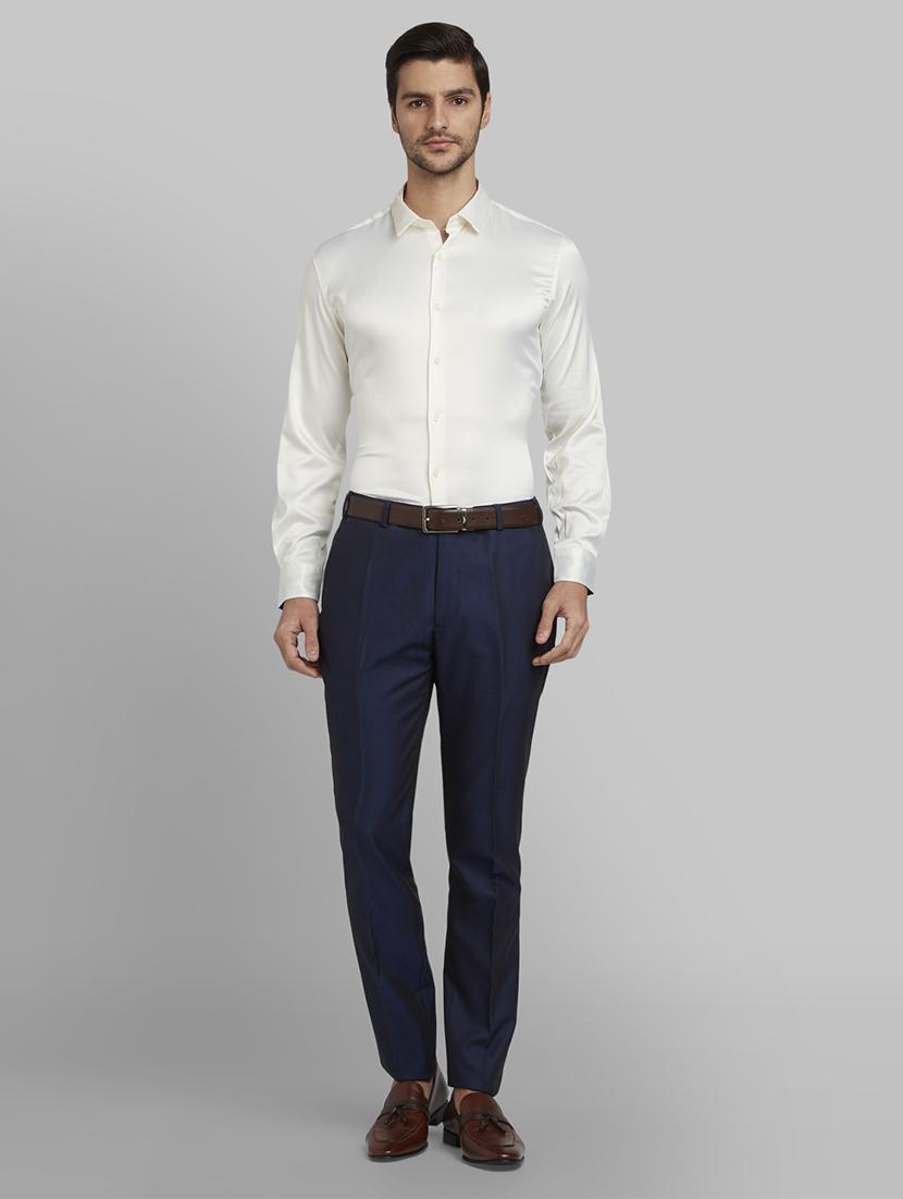 white solid casual shirt - 17670100 - Zoom Image - 4