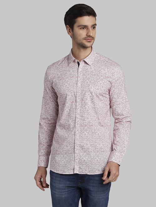 white printed casual shirt - 17670101 - Standard Image - 1