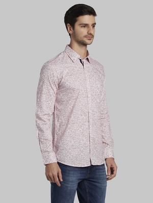 white printed casual shirt - 17670101 - Standard Image - 2