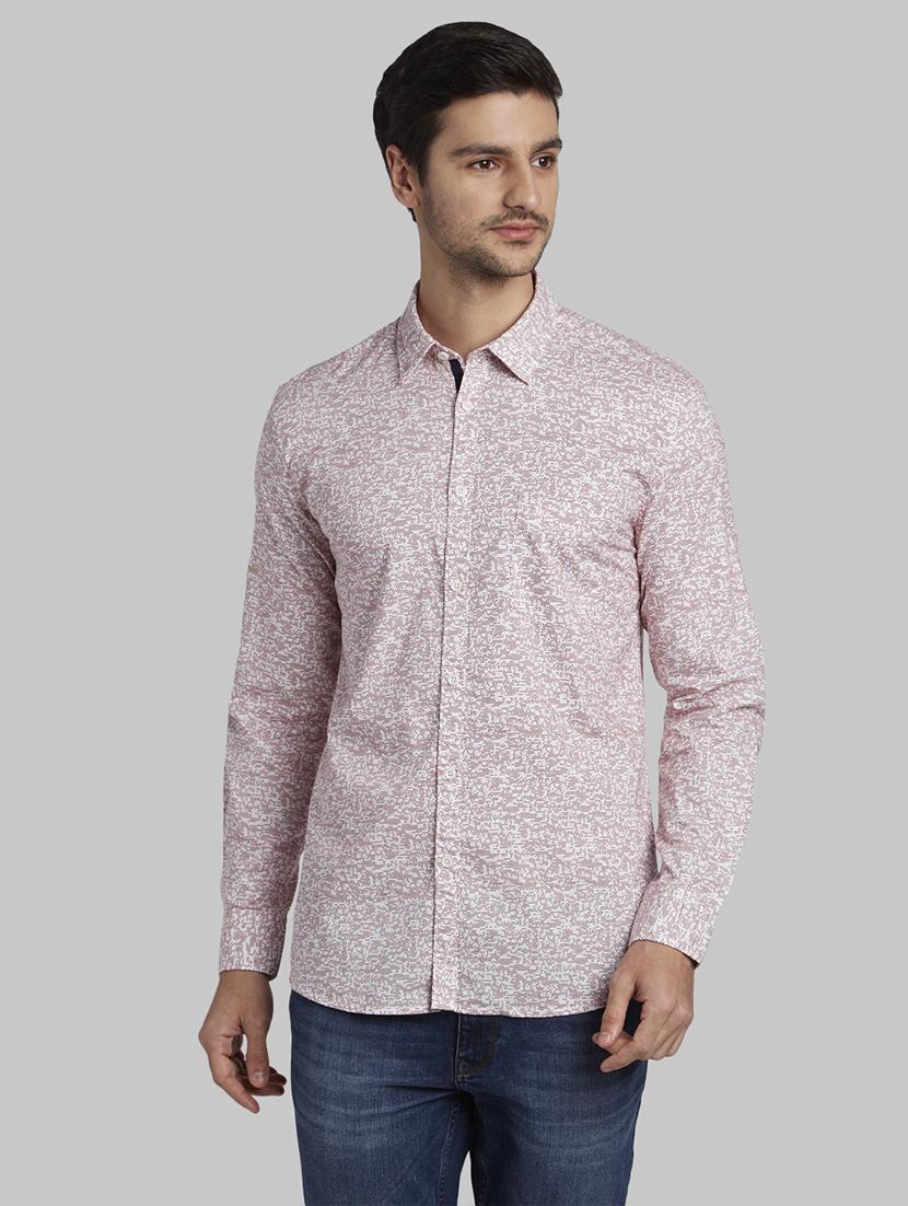 white printed casual shirt - 17670101 - Zoom Image - 1