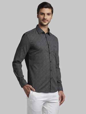 black printed casual shirt - 17670134 - Standard Image - 2