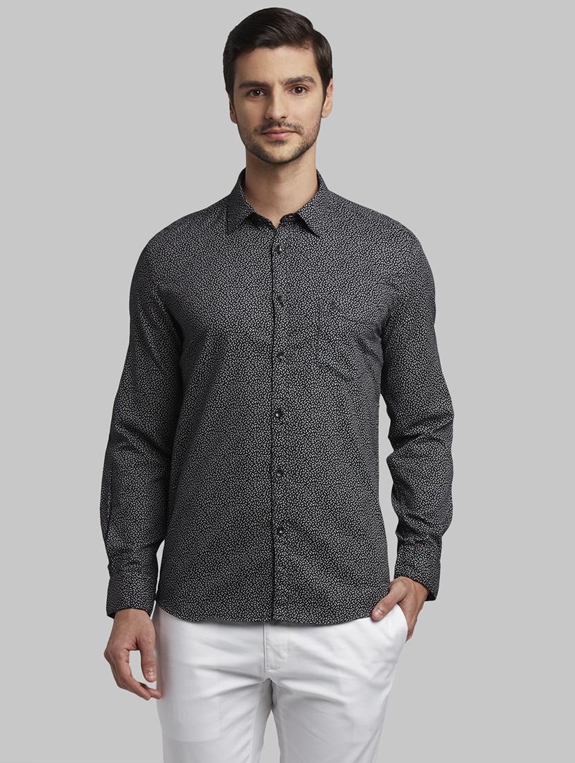 black printed casual shirt - 17670134 - Zoom Image - 1