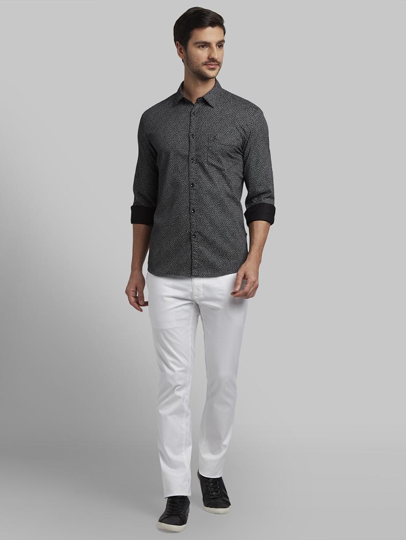 black printed casual shirt - 17670134 - Zoom Image - 4