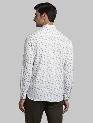 white printed casual shirt - 17670156 - Standard Image - 3