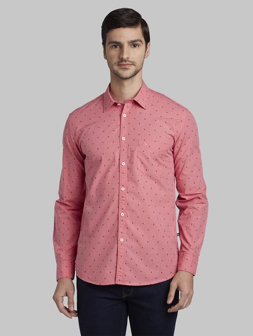 pink printed casual shirt - 17670166 - Very Small Image - 1