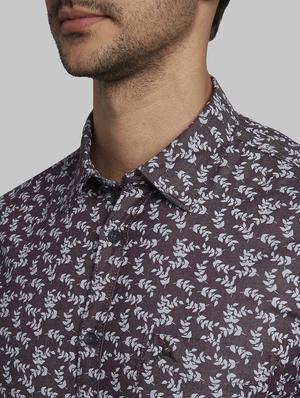 purple printed casual shirt - 17670169 - Standard Image - 5