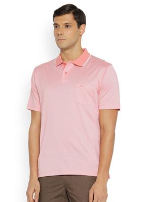 pink printed polo t-shirt - 17670172 - Standard Image - 2