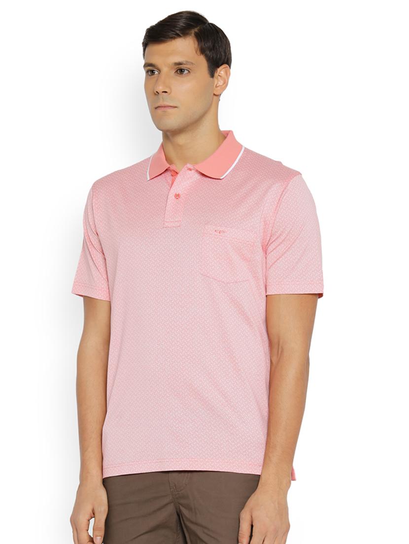 pink printed polo t-shirt - 17670172 - Zoom Image - 2