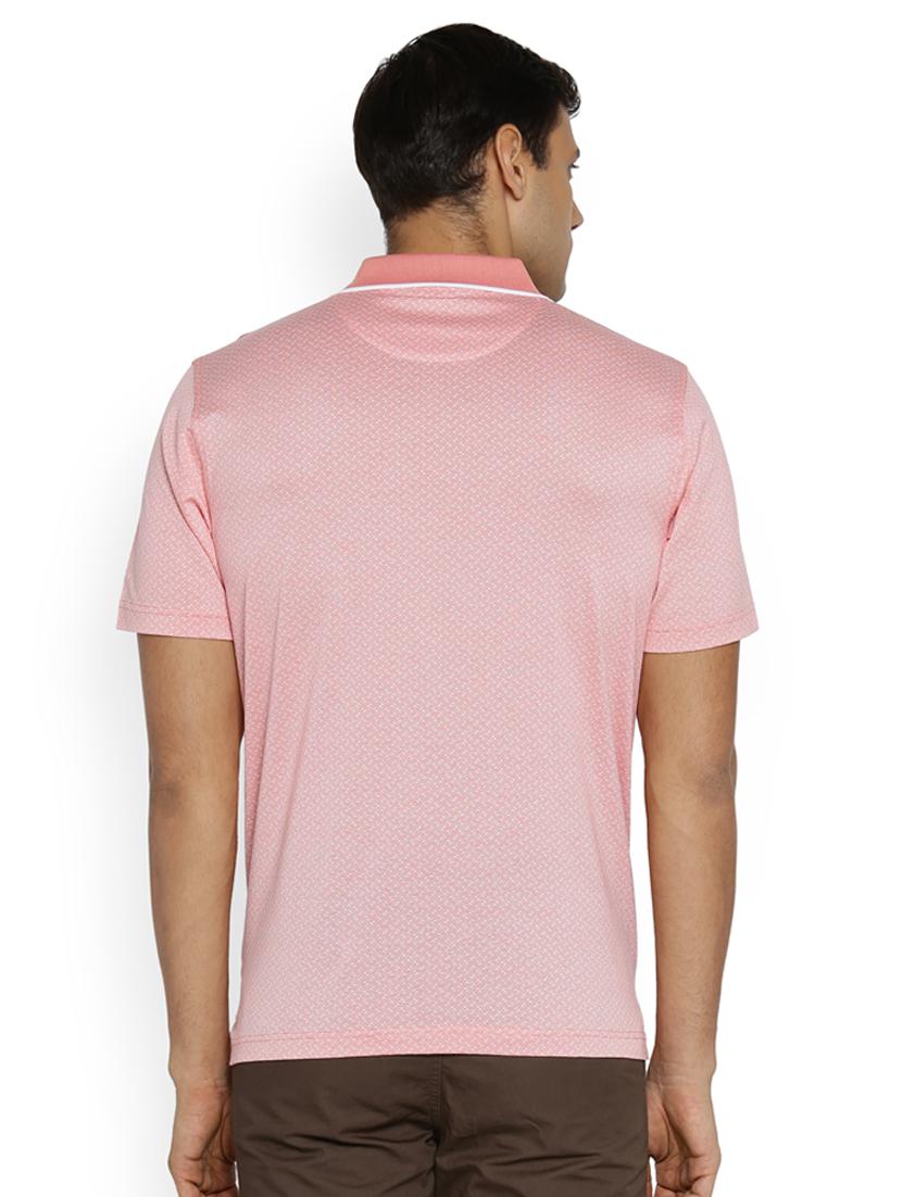 pink printed polo t-shirt - 17670172 - Zoom Image - 3