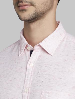 pink self design casual shirt - 17670173 - Standard Image - 6